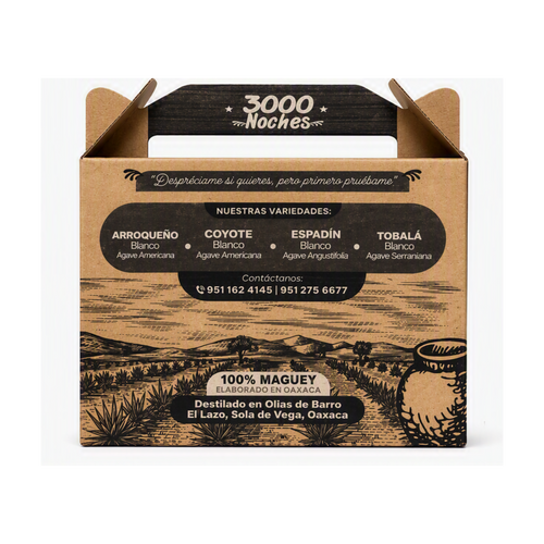 Mezcal 3000 noches Ancestral Set Degustación Premium 4pz 50ml