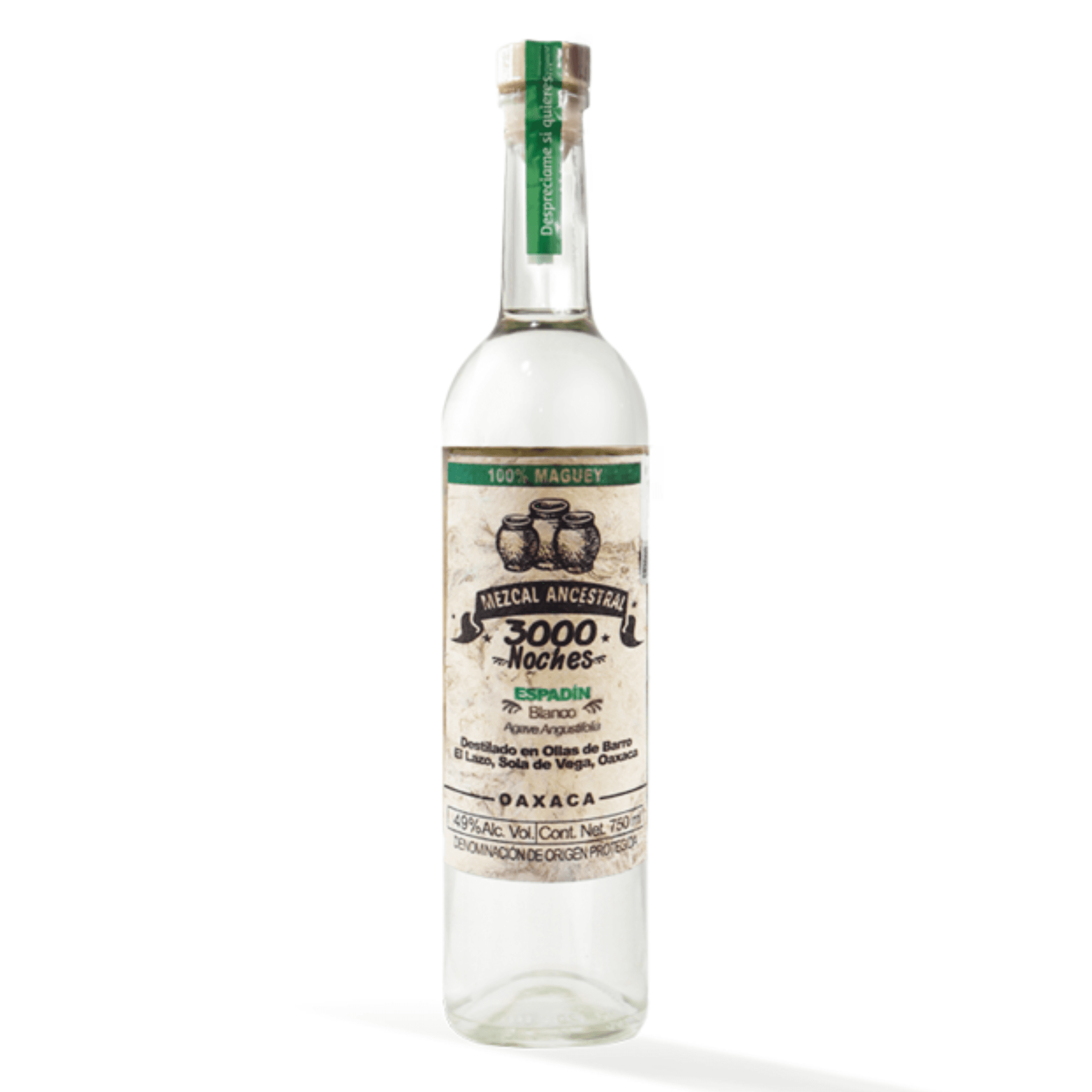 Mezcal 3000 Noches Ancestral Espadín 750 ml