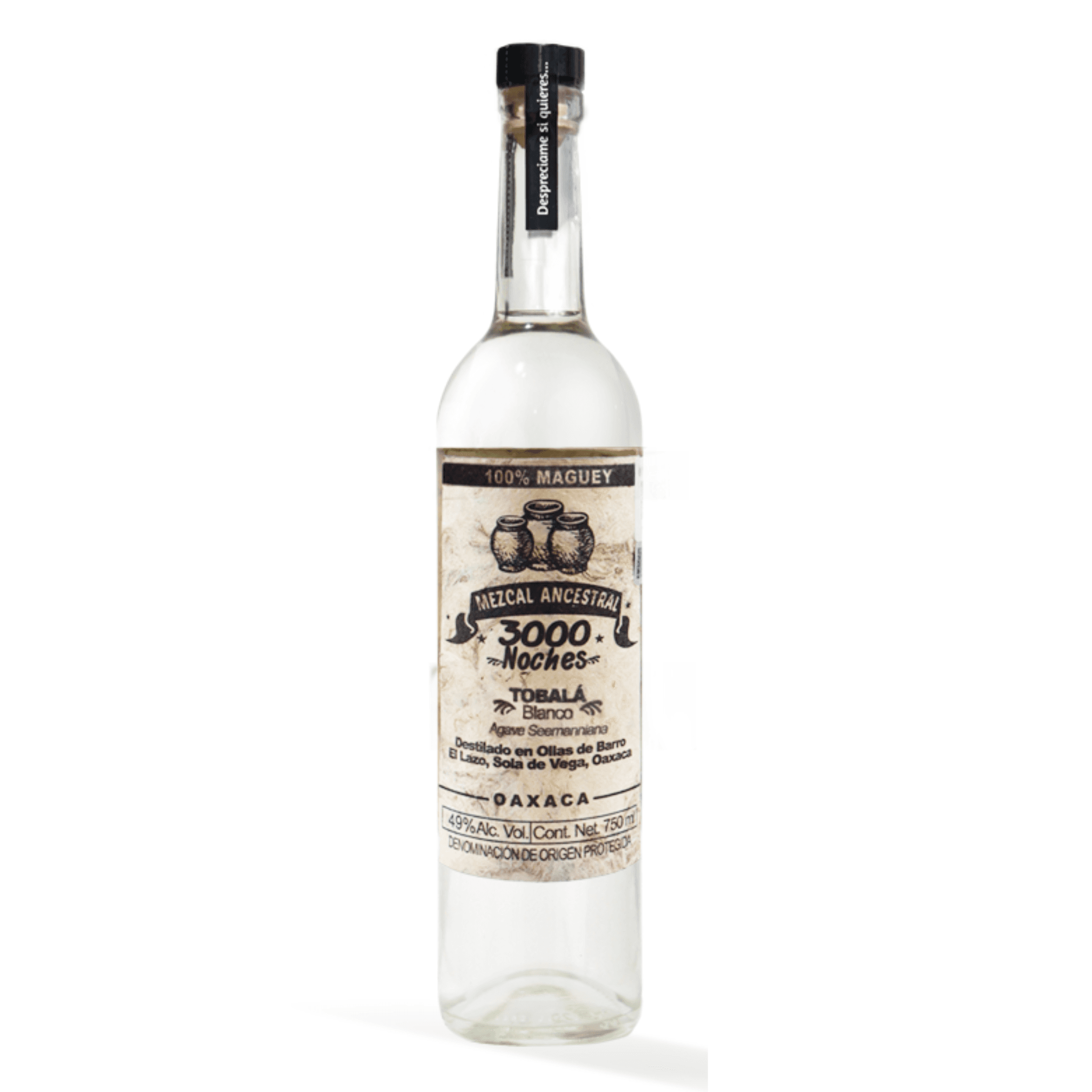 Mezcal 3000 Noches Ancestral Tobalá 750 ml