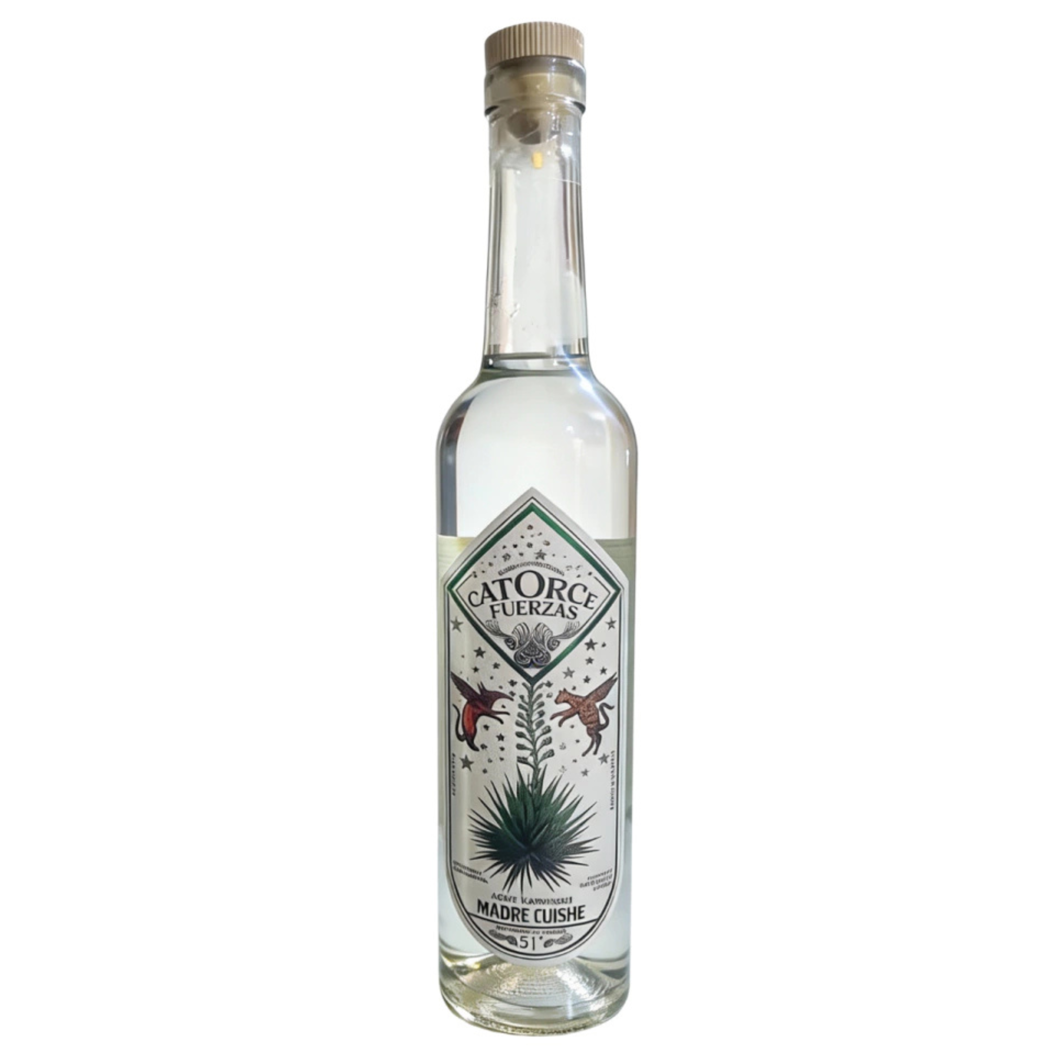 Mezcal Catorce Fuerzas Madre Cuishe Artesanal 750 ml