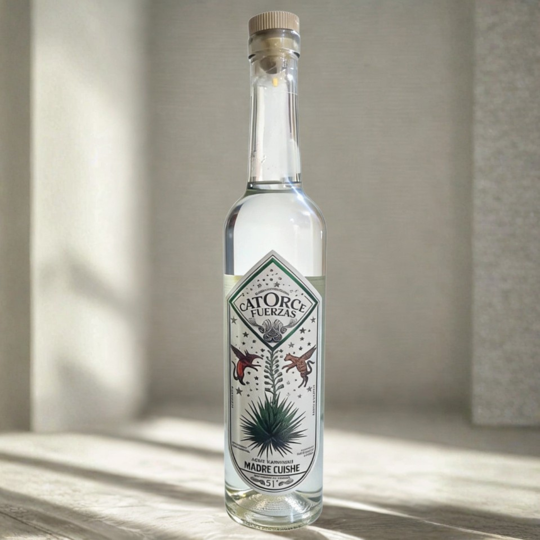 Mezcal Catorce Fuerzas Madre Cuishe Artesanal 750 ml