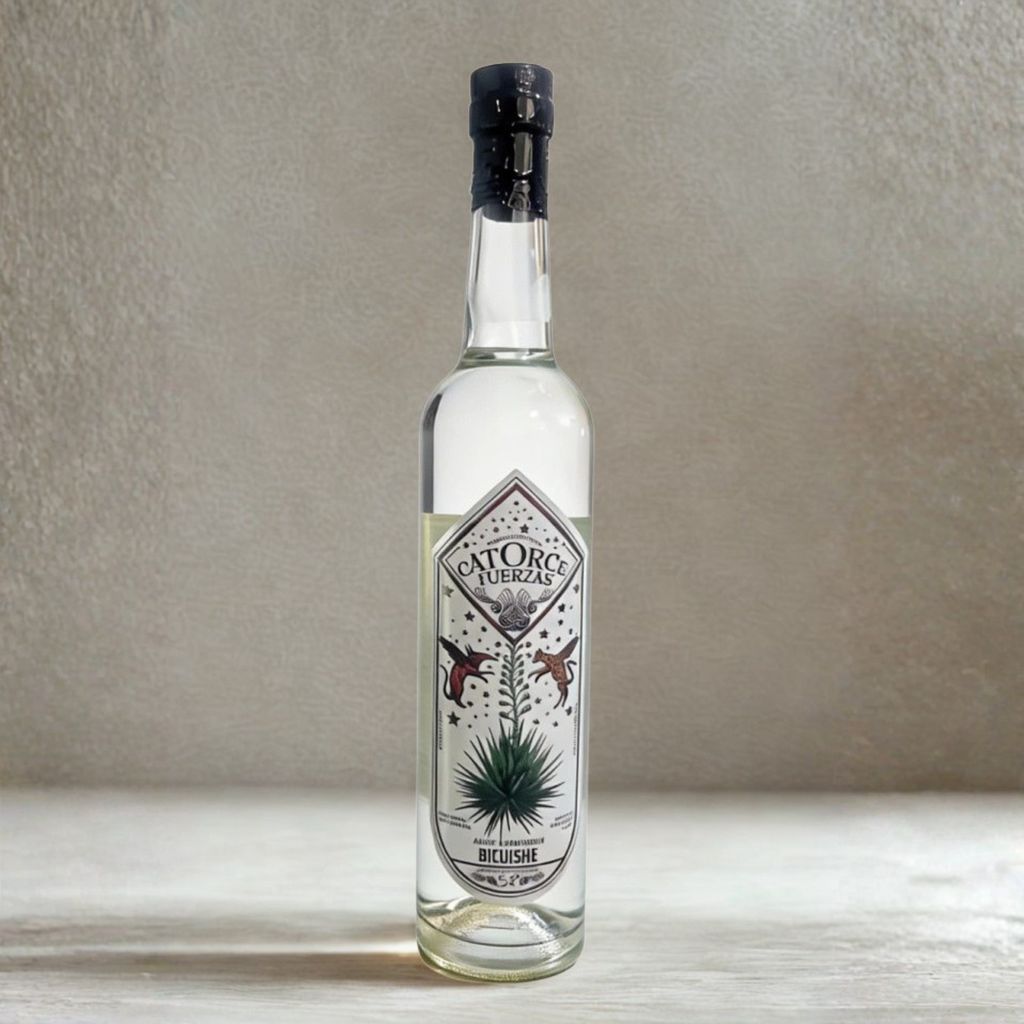 Mezcal Catorce Fuerzas Bicuixe Artesanal 750 ml