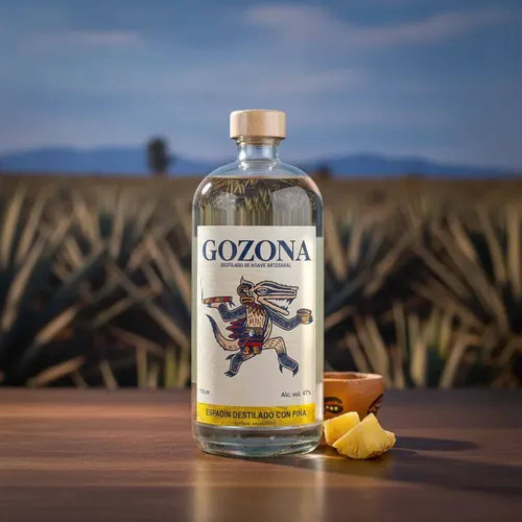 Mezcal Gozona Espadín Destilado con Piña Artesanal 750 ml