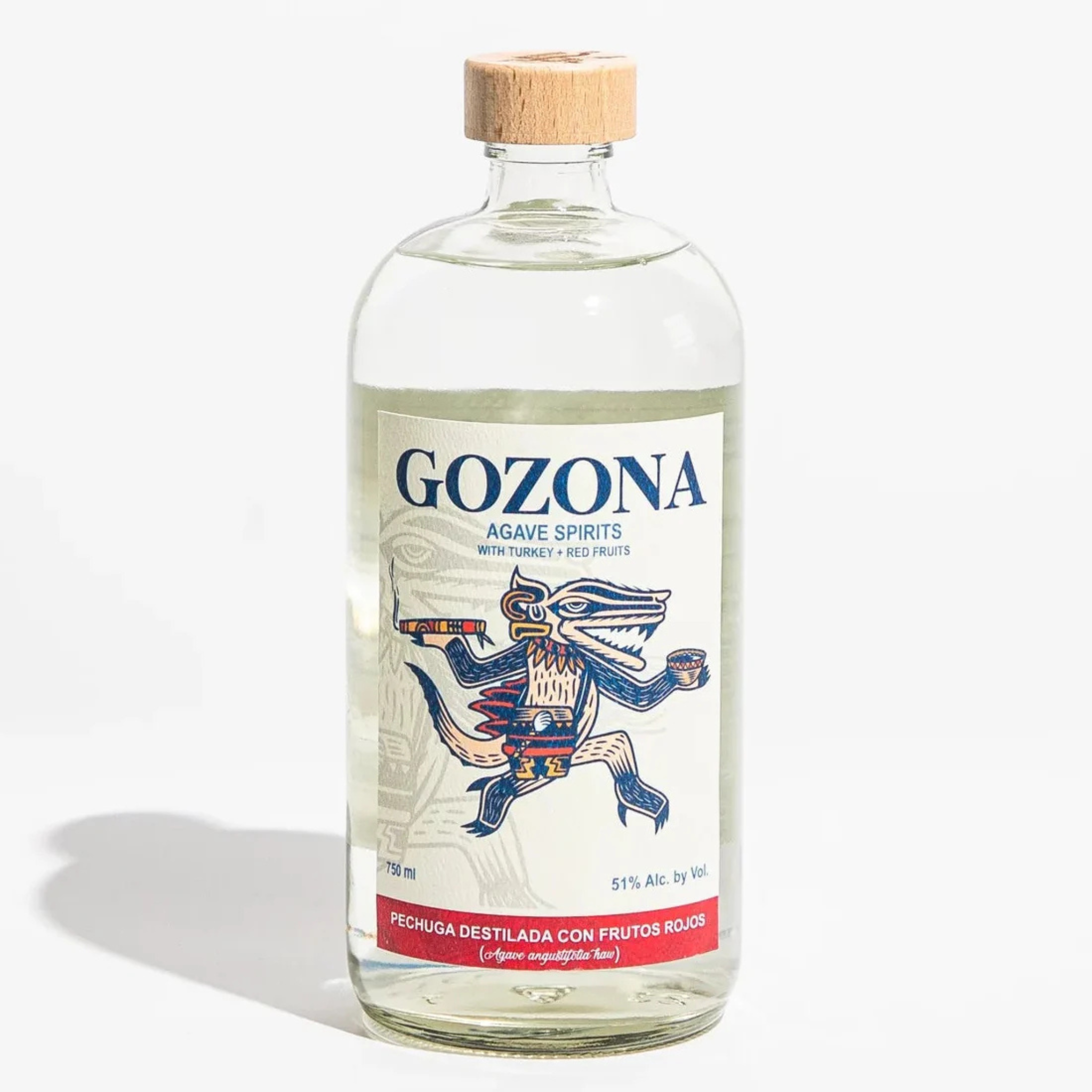 Mezcal Gozona Espadín Pechuga con Frutos Rojos Artesanal 750ml