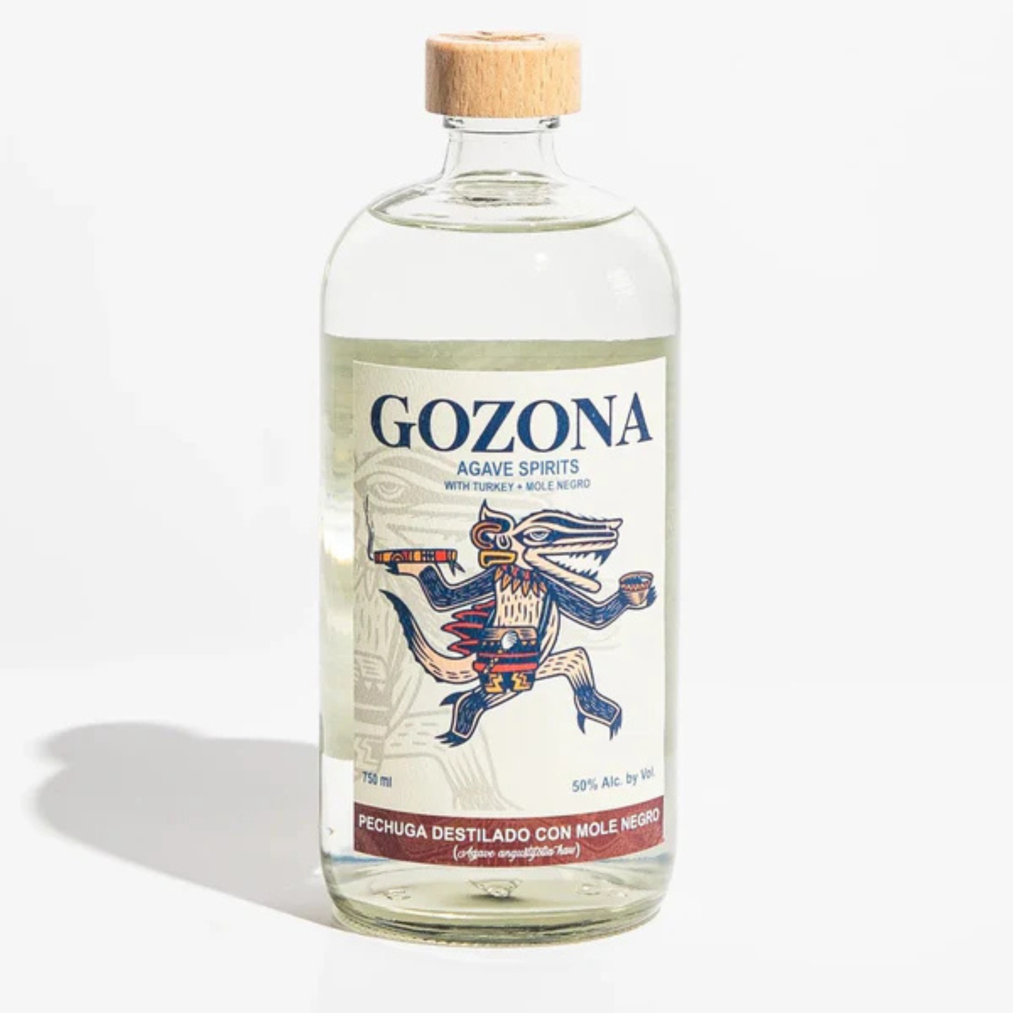 Mezcal Gozona Pechuga con Mole Negro Artesanal 750ml