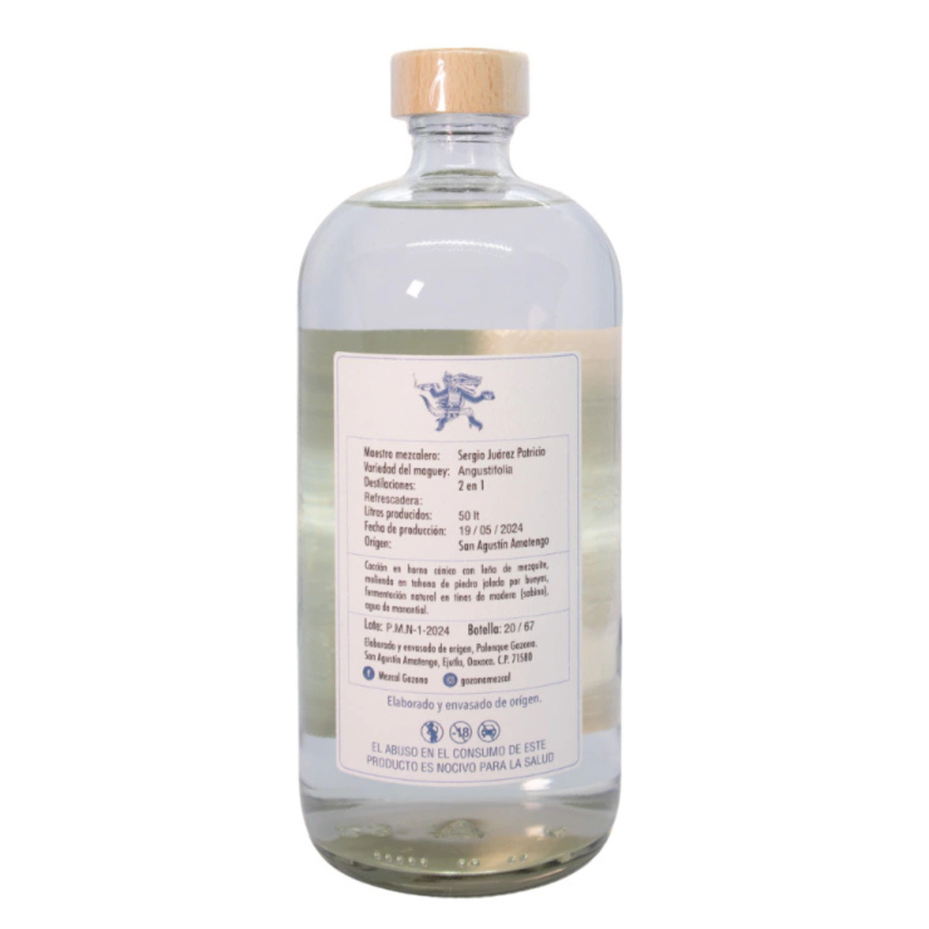 Mezcal Gozona Pechuga con Mole Negro Artesanal 750ml