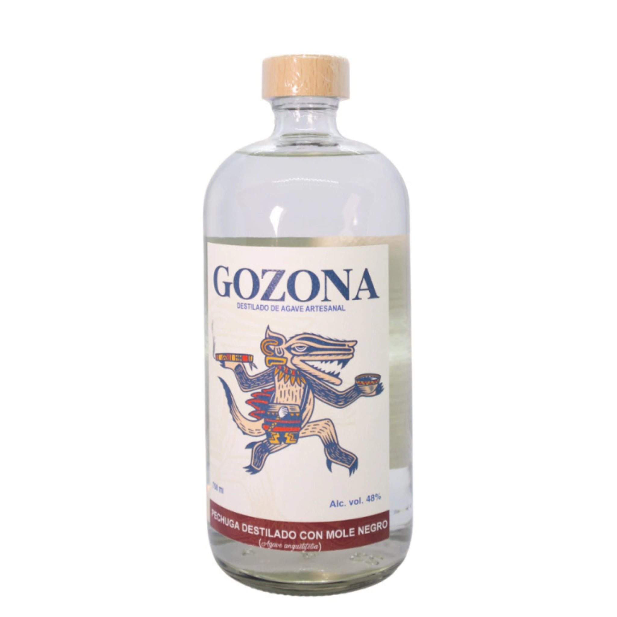 Mezcal Gozona Pechuga con Mole Negro Artesanal 750ml