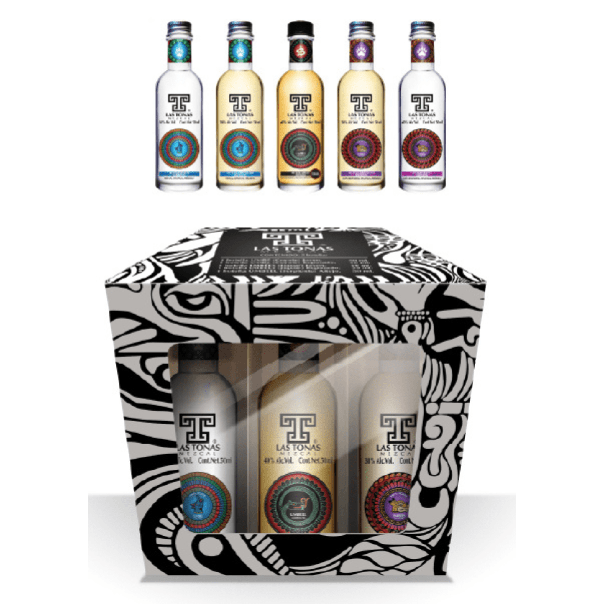 Mezcal Las Tonas Set Degustación Artesanal Premium 50ml