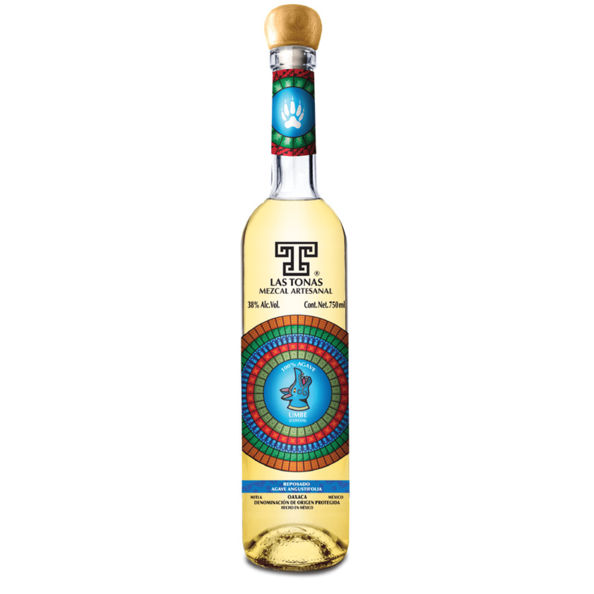 Mezcal Las Tonas Espadín Reposado Artesanal 750 ml
