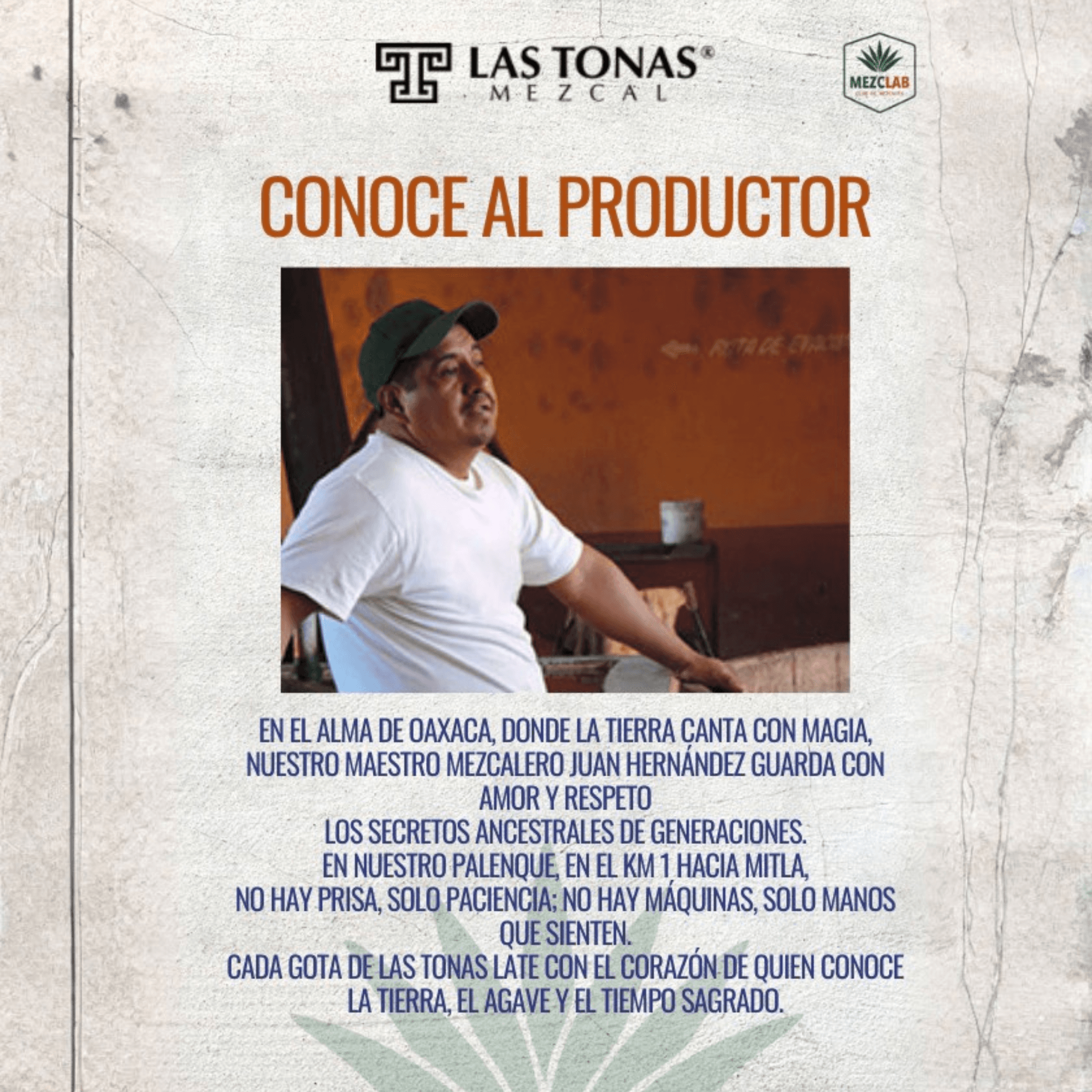 Mezcal Las Tonas Espadín Reposado Artesanal 750 ml