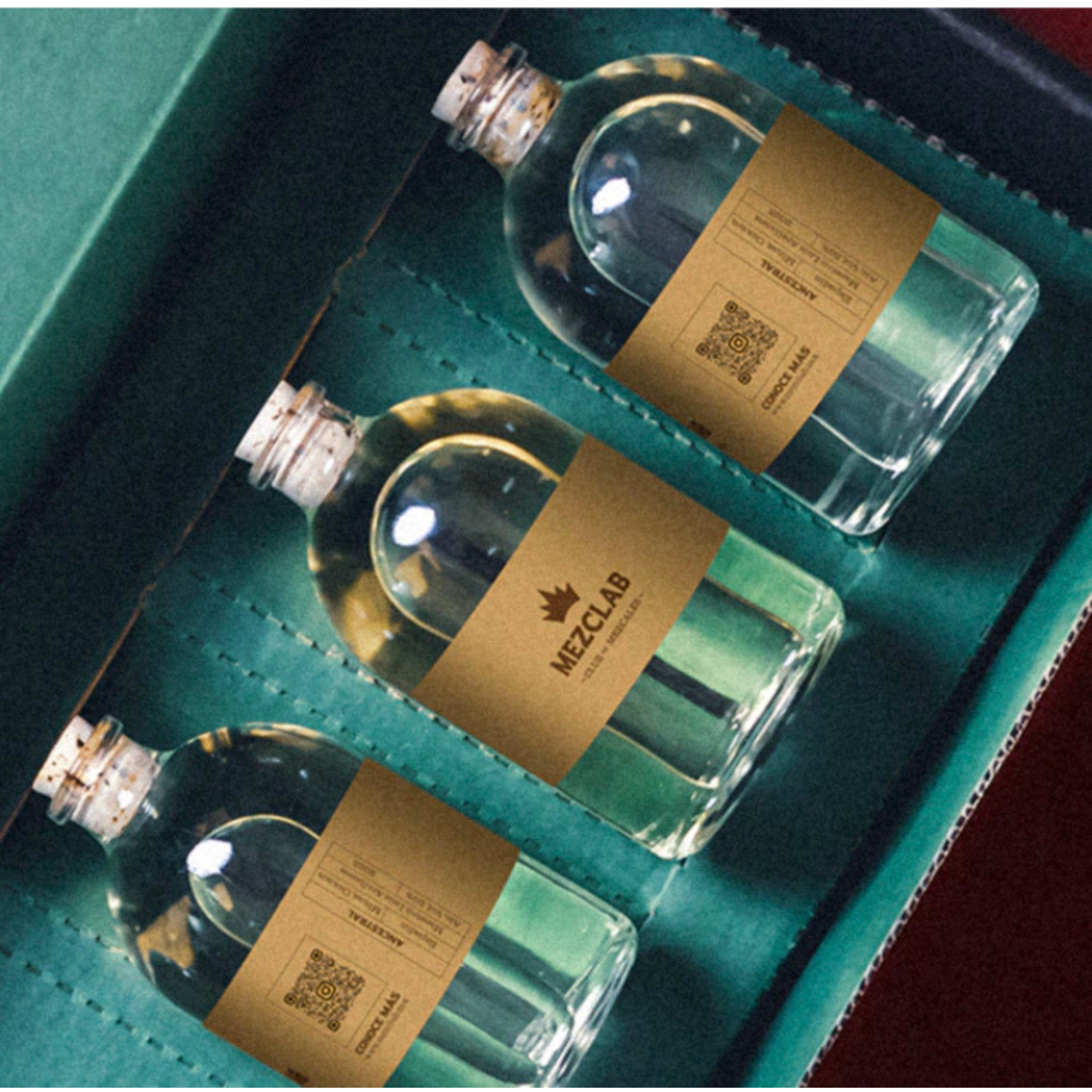 Mezcal Mezclab Kit Degustación Espadín x4 Artesanal