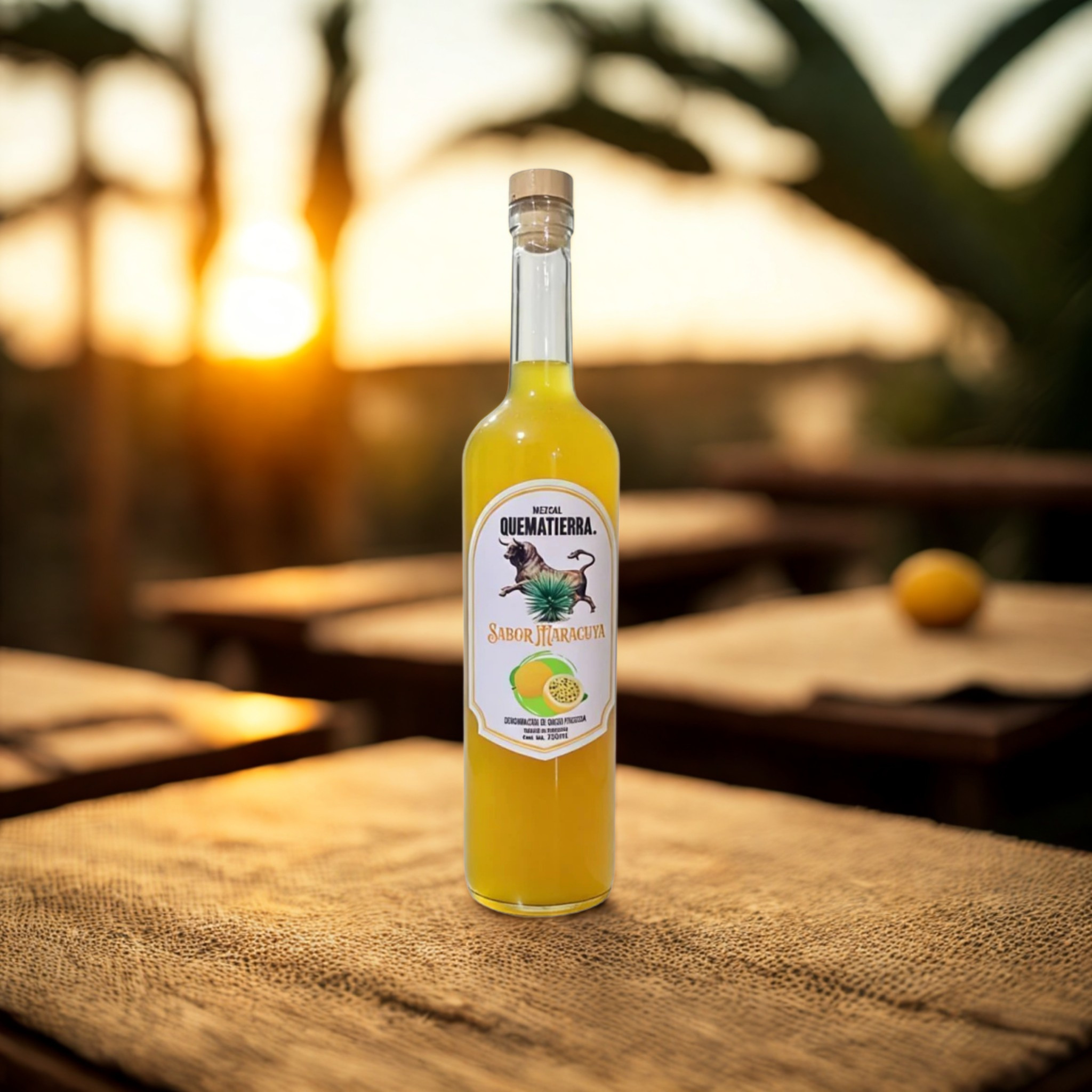 Mezcal Quema Tierra Maracuyá 750 ml