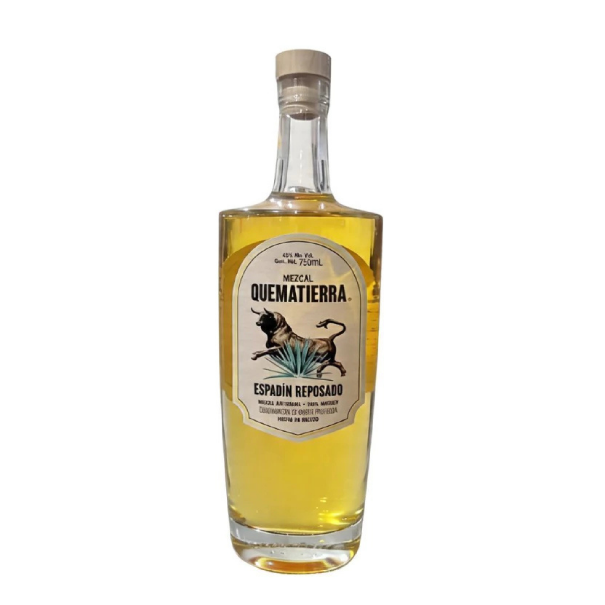 Mezcal Quema Tierra Espadín Reposado Artesanal 750ml