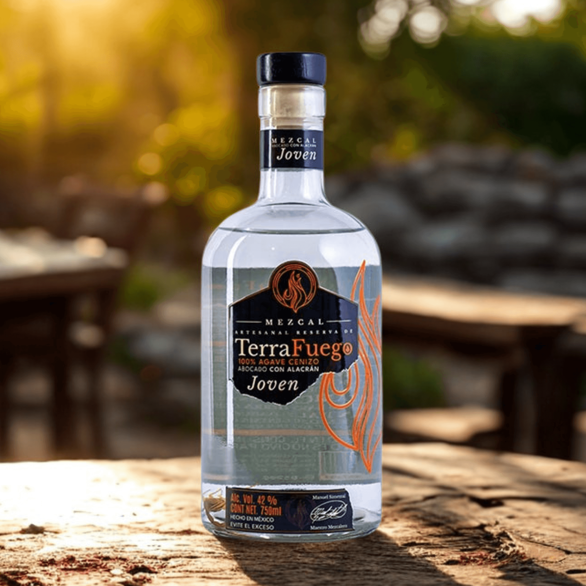 Mezcal Terra Fuego Artesanal Cenizo con Alacrán 750 ml