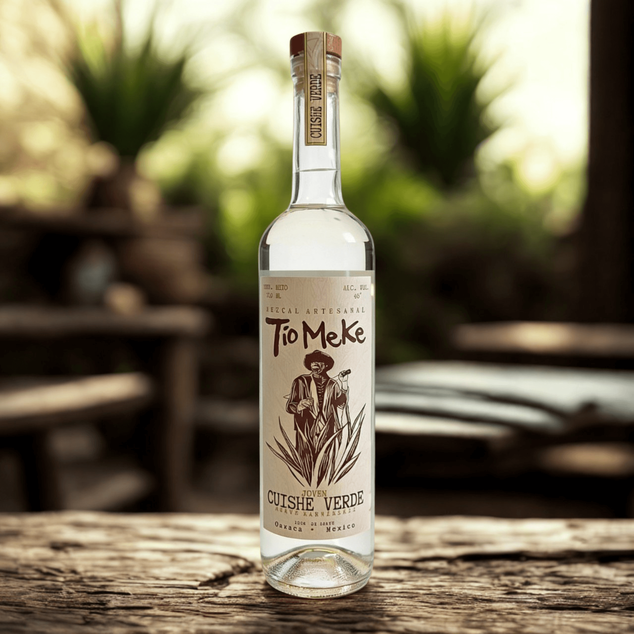 Mezcal Tio Meke Cuishe Verde Artesanal 750ml