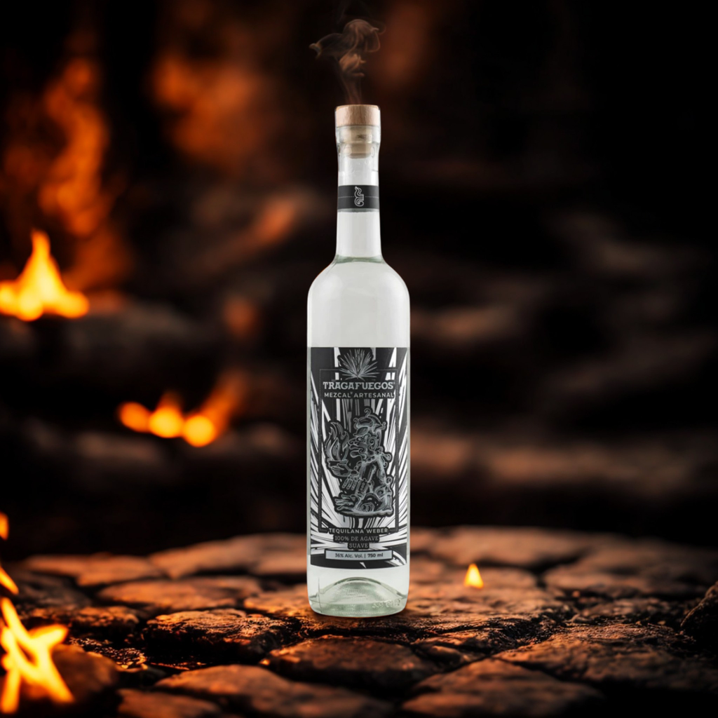 Mezcal Tragafuegos Tequilana Weber Suave Artesanal 750ml